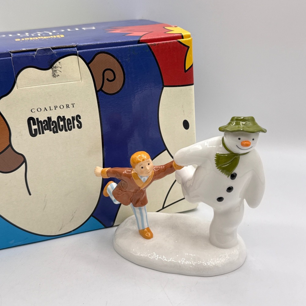 Coalport The Snowman Figurine The Adventure Begins 2001 Bone China w/Box